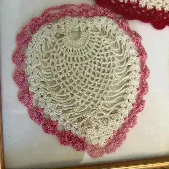Framed Handmade Doilies - Picture 4 of 7
